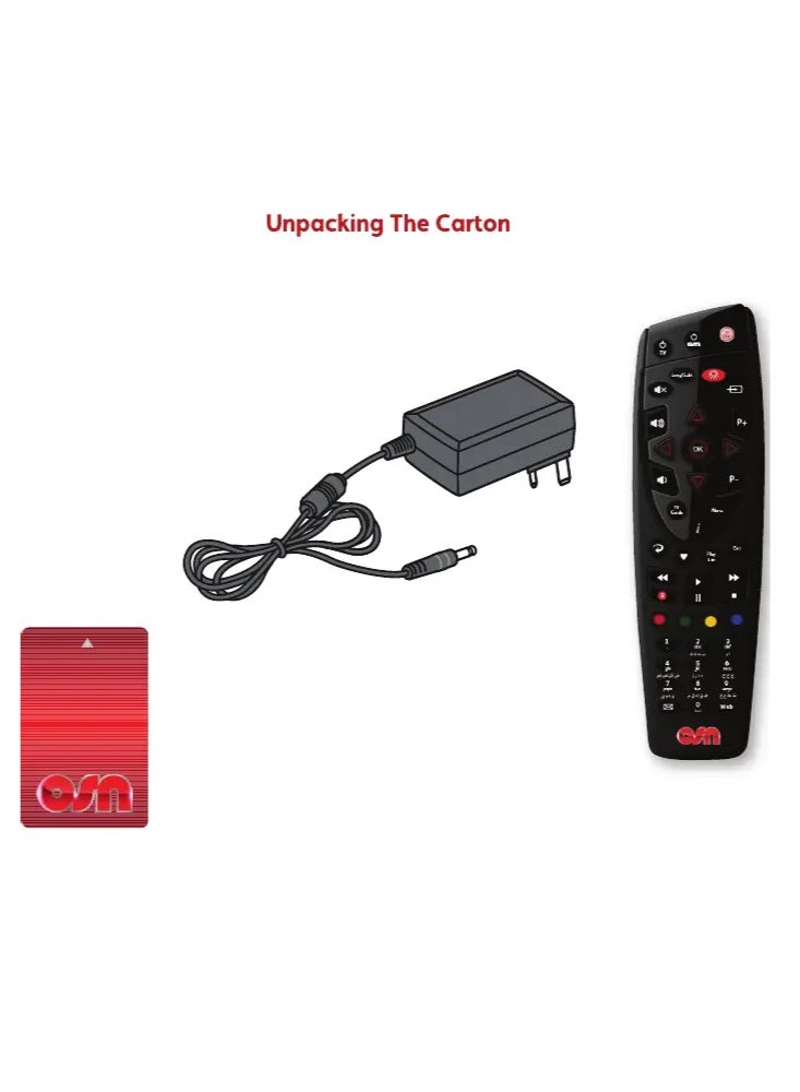 أو إس إن جهاز استقبال OSN HD بوكس ​​KAON NS1010 - Image 2